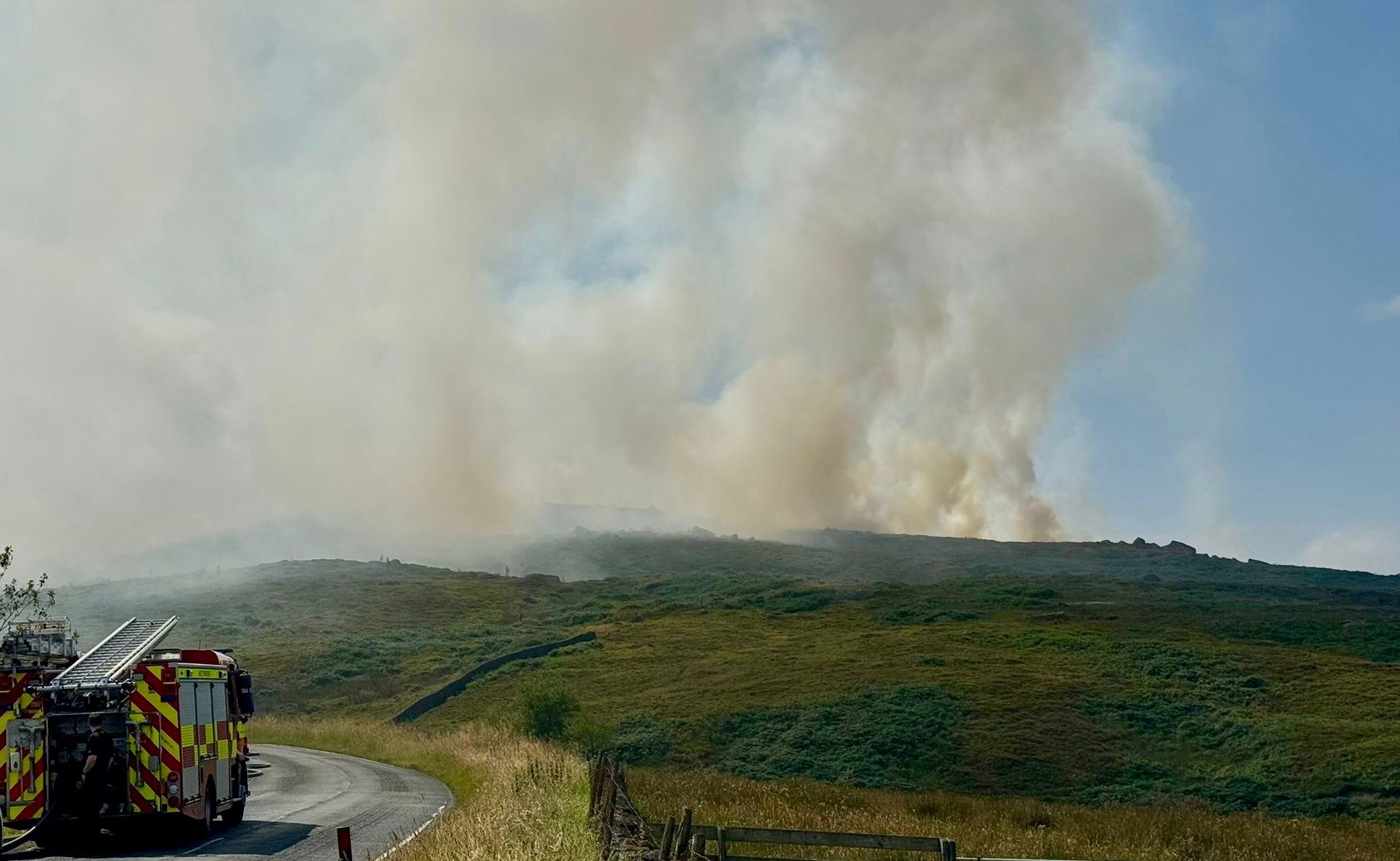 Meltham Moor Fire